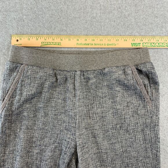 Soft Surroundings Pants Large Tall LT Gray Gauze Linen Pull On Pocket Beach BOHO - Picture 6 of 12